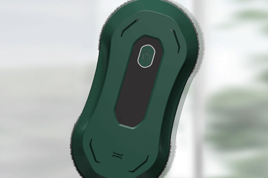 A green LINCINCO window-cleaning robot. The photo is from the company’s public website.